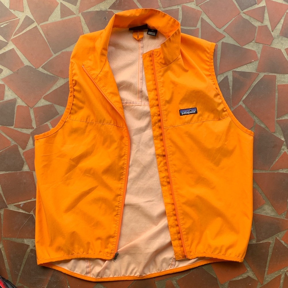 Patagonia Orange Packable Outdoor Vest
